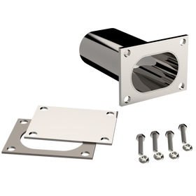 QTP 3in Weld-On QTEC Low Profile Conncetion Oval Tube Kit