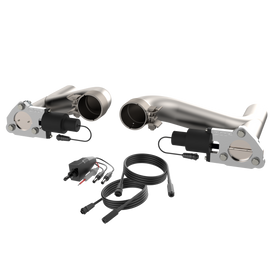 QTP 10-15 Chevrolet Camaro SS 6.2L 2.5in 304SS Aggressor Cutout Dual Mid Pipes