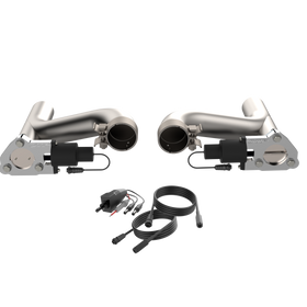 QTP 10-15 Chevrolet Camaro SS 6.2L 2.5in 304SS Aggressor Cutout Dual Mid Pipes - 0