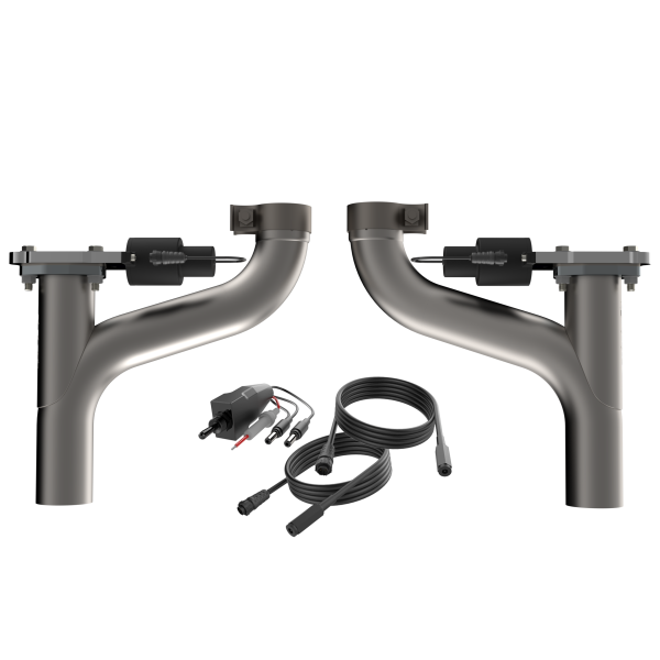 QTP 10-15 Chevrolet Camaro SS 6.2L 2.5in 304SS Aggressor Cutout Dual Mid Pipes