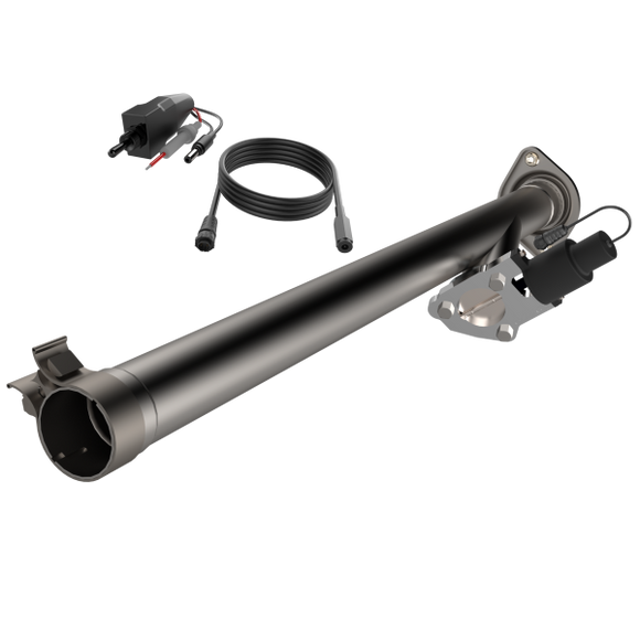 QTP 15-18 Ford F-150 CC/EC Standard Bed 2.5in 304SS Aggressor Cutout Mid Pipe