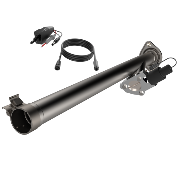 QTP 15-18 Ford F-150 CC/EC Standard Bed 2.5in 304SS Aggressor Cutout Mid Pipe