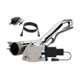 QTP 14-18 Chevrolet Silverado 1500 4.8L/5.3L EC/CC Standard Bed 3in 304SS Aggressor Cutout Mid Pipe