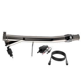 QTP 14-18 Chevrolet Silverado 1500 4.8L/5.3L EC/CC Standard Bed 3in 304SS Aggressor Cutout Mid Pipe - 0