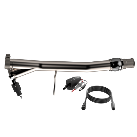 QTP 14-18 Chevrolet Silverado 1500 4.8L/5.3L EC/CC Standard Bed 3in 304SS Aggressor Cutout Mid Pipe