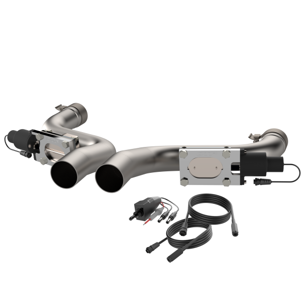 QTP 11-18 Dodge Challenger/Charger 5.7L 2.5in 304SS Aggressor Cutout Dual Mid Pipes