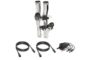 QTP 2021+ Ram TRX 6.2L Aggressor Cutout Pipes - 0