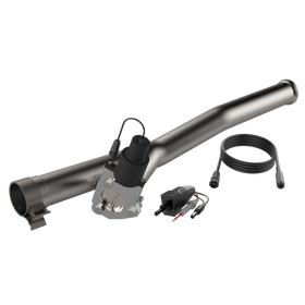 QTP 2018 Jeep Wrangler JL 4DR 2.5in 304SS Aggressor Cutout Mid Pipe