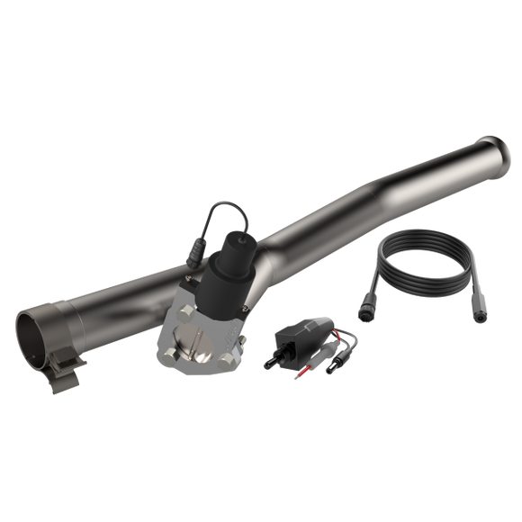 QTP 2018 Jeep Wrangler JL 4DR 2.5in 304SS Aggressor Cutout Mid Pipe