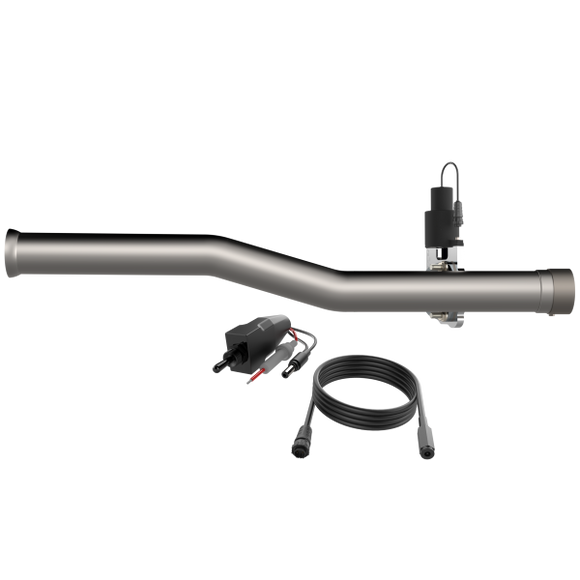 QTP 2018 Jeep Wrangler JL 4DR 2.5in 304SS Aggressor Cutout Mid Pipe