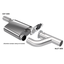 QTP 3in Weld-On 304SS Reverse Screamer Muffler w/Bolt-On QTEC Electric Cutout-2