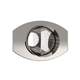 QTP 3.5in Weld-On 304SS AR3 Muffler - 0