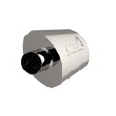 QTP 2.5in Weld-On 304SS AR3 Muffler-1