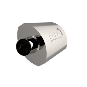 QTP 2.5in Weld-On 304SS AR3 Muffler