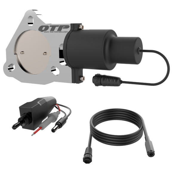 QTP 3in Bolt-On QTEC Electric Cutout Valve - Single