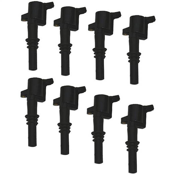 GRANATELLI 20KV FORD 4.6/5.4L 3V OEM COIL PACK REPLACEMENTS. BLACK (SET OF 8)