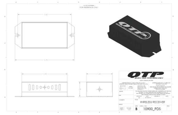 Wireless Remote Controller For QTP Electric Exhaust Cutouts