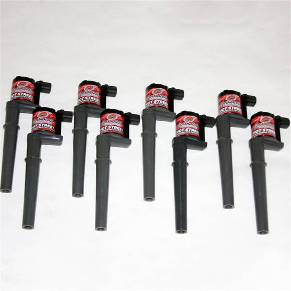 GRANATELLI 42KV FORD 4.6/5.4/5.8L 4V HOT STREET COIL PACKS. BLACK (SET OF 8)
