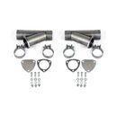 GRANATELLI 3.00 (76MM) MANUAL EXHAUST CUTOUT - ALUMINIZED MILD STEEL W/ SLIP FI"-1