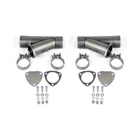 GRANATELLI 3.00 (76MM) MANUAL EXHAUST CUTOUT - ALUMINIZED MILD STEEL W/ SLIP FI"