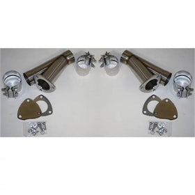 GRANATELLI 5.00 (127MM) MANUAL EXHAUST CUTOUT KIT - STAINLESS STEEL - SLIP FIT"