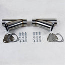 GRANATELLI 3.00 (76MM) MANUAL EXHAUST CUTOUT KIT - STAINLESS STEEL - SET OF 2"-1