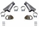 GRANATELLI 4.00 (102MM) MANUAL EXHAUST CUTOUT KIT - STAINLESS STEEL - SET OF 2"-1
