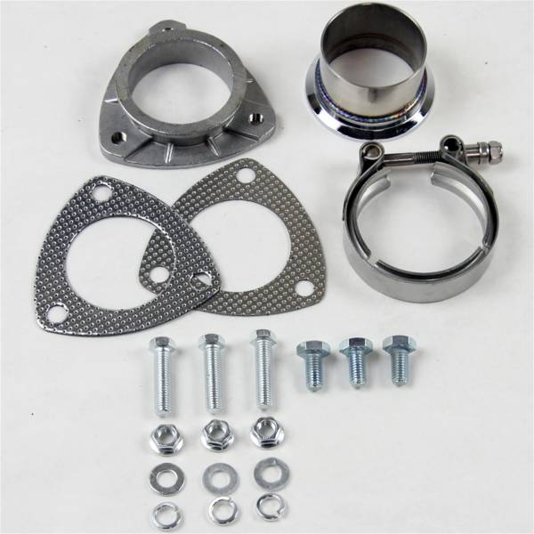 GRANATELLI 2.5 (63MM) V BAND TO STRAIGHT CONNECTION WITH GASKETS - CONVERTS 3-B"