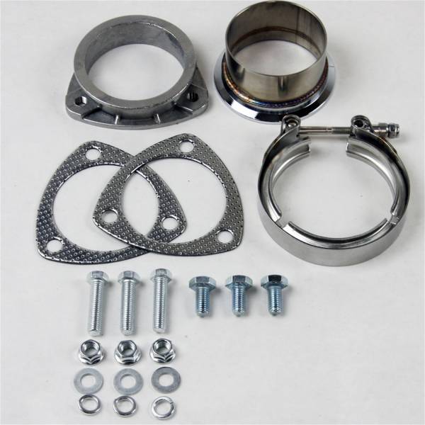 GRANATELLI 3.0 (76MM) V BAND TO STRAIGHT CONNECTION WITH GASKETS - CONVERTS 3-B"
