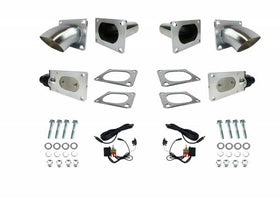 GRANATELLI 3.0 (76 MM) OVAL ELECTRONIC EXHAUST CUTOUT SYSTEM - STAINLESS STEEL"