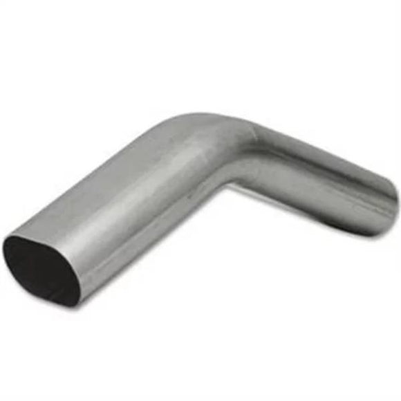 GRANATELLI 3 OVAL EXHAUST TUBING. VERTICAL RADIUS. 45^ BEND. 4.50 INCH BEND RAD"
