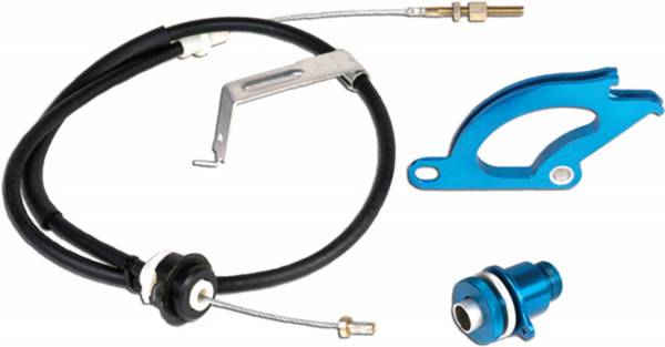 GRANATELLI CLUTCH QUADRANT KIT. ADJ. W/BILLET QUAD. & ADJ. CABLE & FIREWALL ADJ.