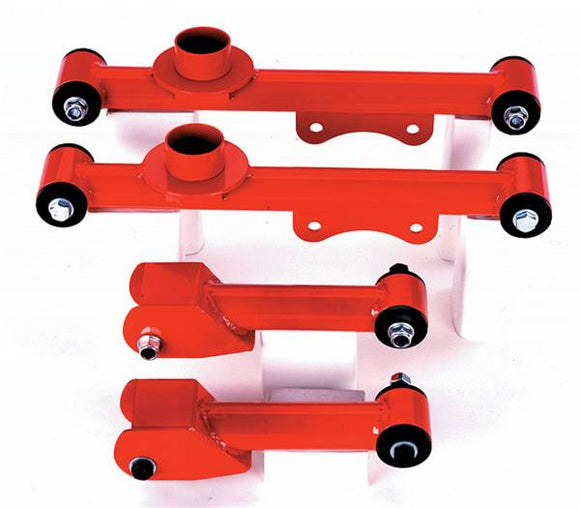 GRANATELLI CONTROL ARMS PACKAGE. UPPER & LOWER REAR - RED