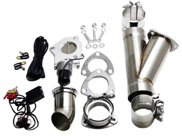 GRANATELLI 2.25 (57MM) ELECTRONIC EXHAUST CUTOUT SYSTEM - STAINLESS STEEL - SLI"