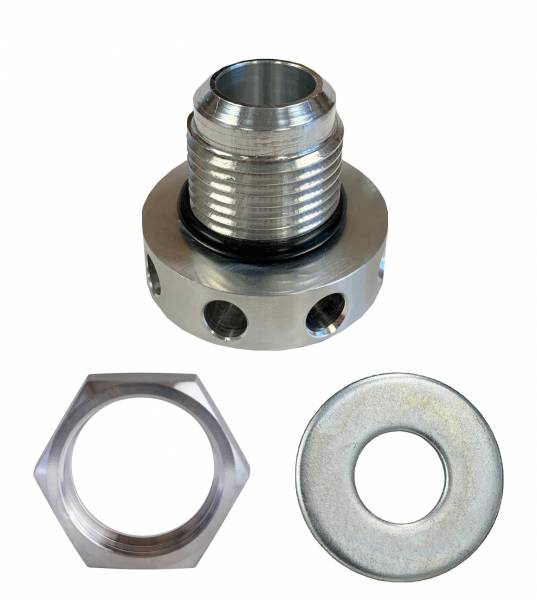 GRANATELLI INSERT. VALVE COVER BREATHER. BILLET -12AN MALE