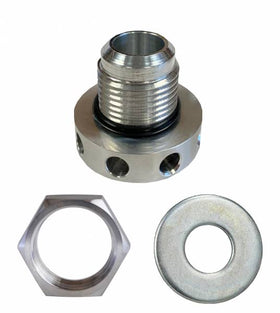 GRANATELLI INSERT. VALVE COVER BREATHER. BILLET -12AN MALE