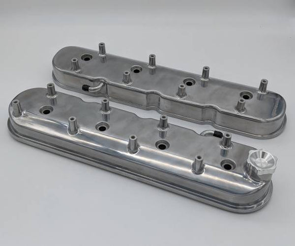 Granatelli Motor Sports LS Tall Valve Cover Polished Finish, 4.8, 5.3, 5.7, 6.0, 6.2, 7.0L, Pair