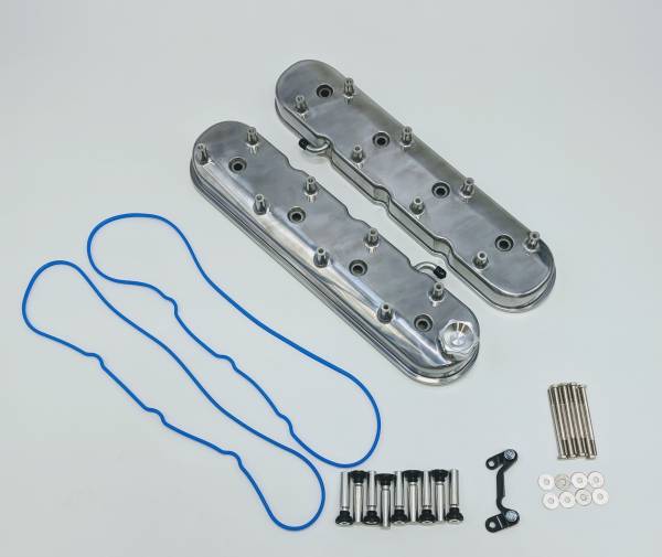 Granatelli Motor Sports LS Tall Valve Cover Polished Finish, 4.8, 5.3, 5.7, 6.0, 6.2, 7.0L, Pair