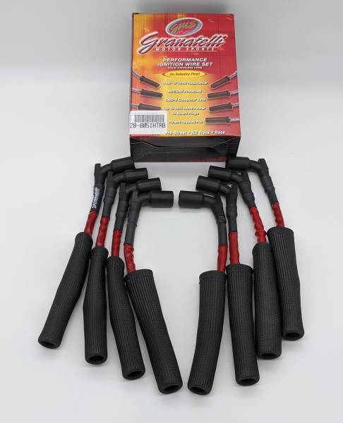 GRANATELLI LT2 6.2L V-8 HI-PERF C-N-P IGNITION WIRE CONNECTOR KIT. W/ RED HIGH T