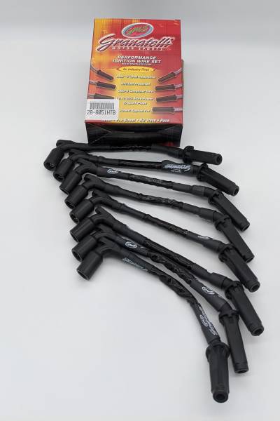 GRANATELLI LT2 6.2L V-8 HI-PERF C-N-P IGNITION WIRE CONNECTOR KIT. W/ BLACK HIGH