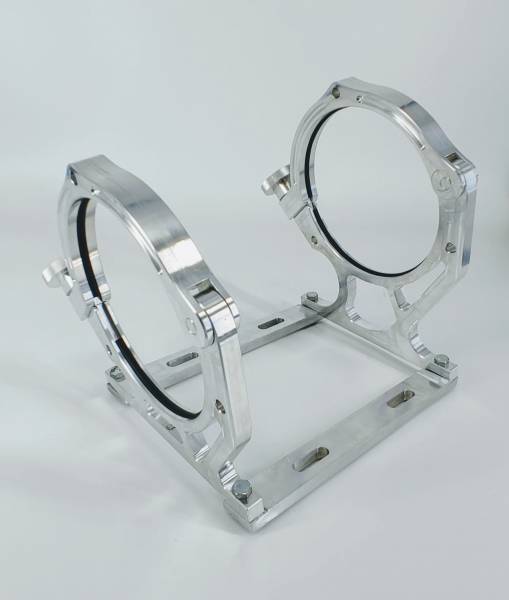 GRANATELLI BILLET ALUMINUM NITROUS BOTTLE BRACKET. FITS SINGLE 10/15 LB. & 12 LB