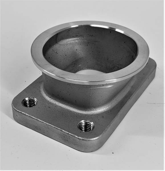 GRANATELLI TURBO ADAPTER. CAST. 2.5 V-BAND TO T3 HOUSING. THREADED"