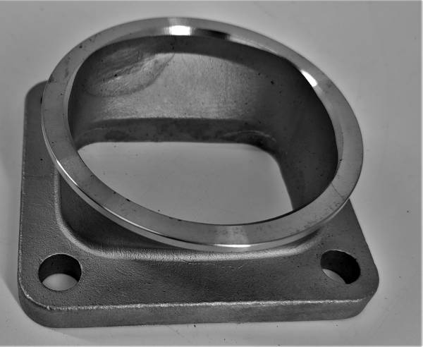 GRANATELLI TURBO ADAPTER. CAST. 3.0 V-BAND TO T4 HOUSING. NOT THREADED"