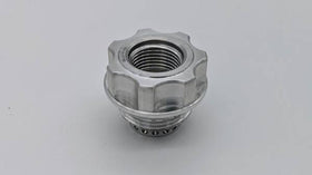 GRANATELLI THREADED INSERT. VENTED OIL FILL CAP. -10 ORB FEMALE & -20 AN MALE TR
