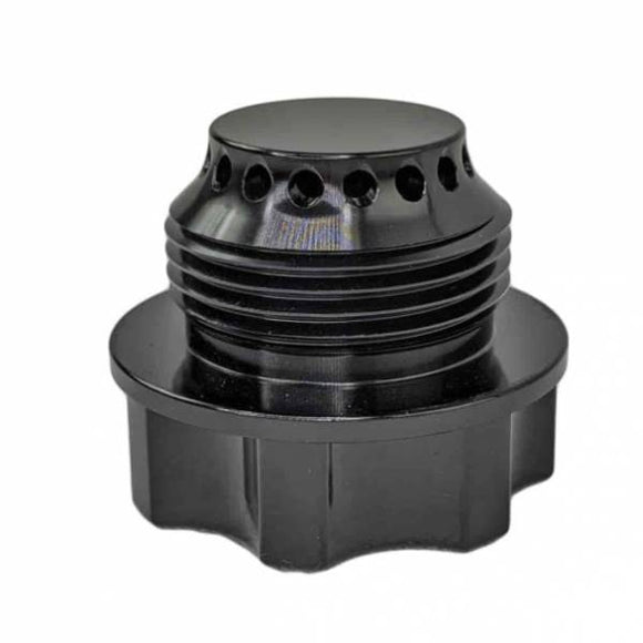 GRANATELLI THREADED INSERT. VENTED OIL FILL CAP. -10 ORB FEMALE & -20 AN MALE TR
