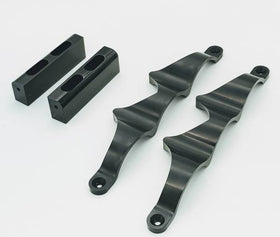 GRANATELLI 12 VOLT OPTIMA BATTERY TRAY - BILLET - ANODIZED BLACK - 0