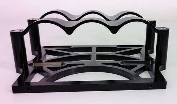 GRANATELLI 6 VOLT OPTIMA BATTERY TRAY - BILLET - ANODIZED BLACK