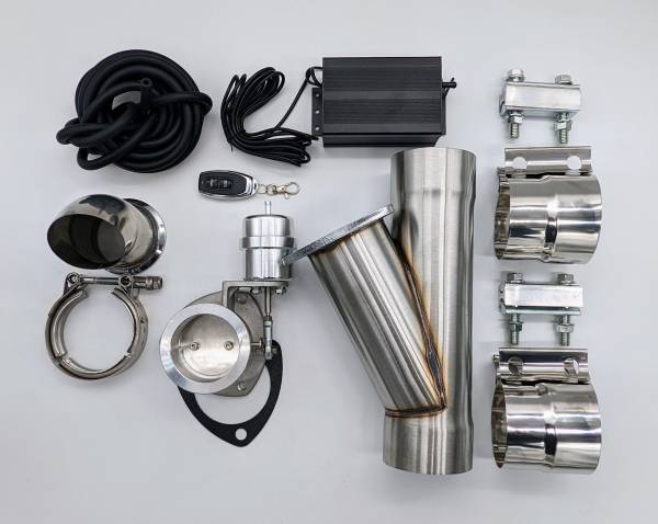 GRANATELLI 3.0 (76 MM) VACUUM CONTROLLED - ELECTRONIC EXHAUST CUTOUT SYSTEM - S"