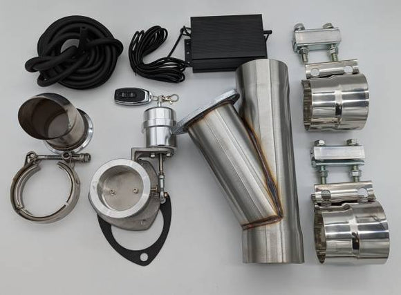 GRANATELLI 2.5 (63MM) VACUUM CONTROLLED - ELECTRONIC EXHAUST CUTOUT SYSTEM - ST"