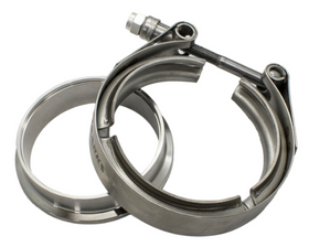 GRANATELLI 4.0 (102MM) V-BAND. FLAT FLANGES WITH CLAMP INCLUDED"